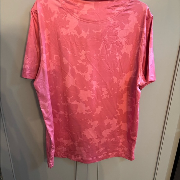 Deolax Men's Pink Polo Golf Shirt sz lg - Picture 4 of 4